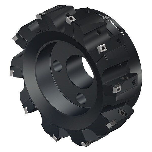 Indexable Face Mill, 10 Inserts, 0.315 in Cut Depth