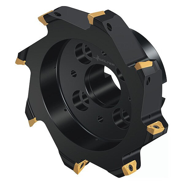 Indexable Face Mill, 12 Inserts, 0.591 in Cut Depth