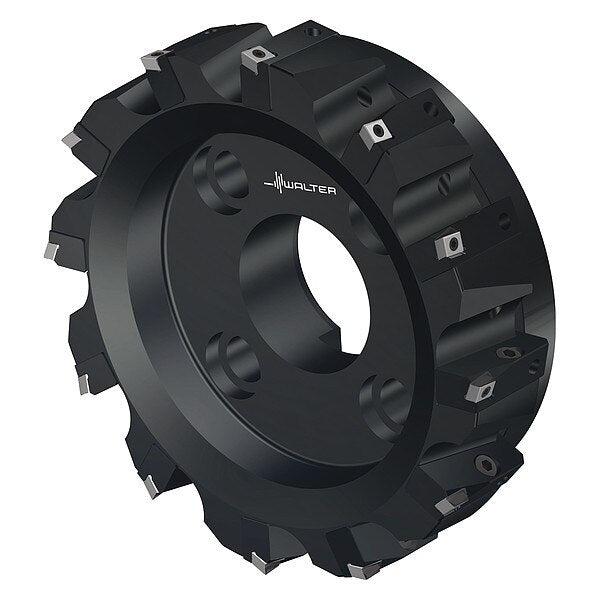 Indexable Face Mill, 12 Inserts, 0.315 in Cut Depth