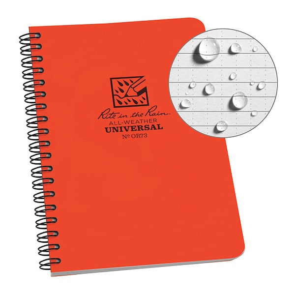 Notebook, Polydura, 4-5/8