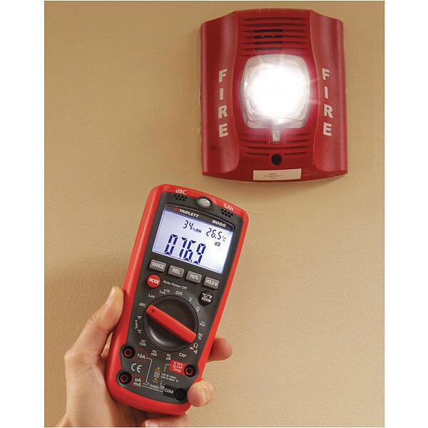 Digital Multimeter, 600 Max. AC Volts, 1,000 Max. DC Volts, 10 Max. AC Amps, 10 Max. DC Amps