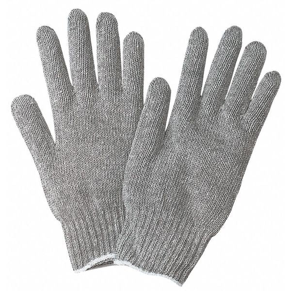 Regular Weight Cotton Poly Gray, M, PK12