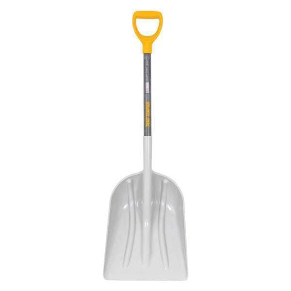 Poly Scoop, w/ D-Grip, Hardwood Handle, PK6
