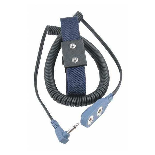 Adj. Elastic, Wrist Strap, 4 mm Snap