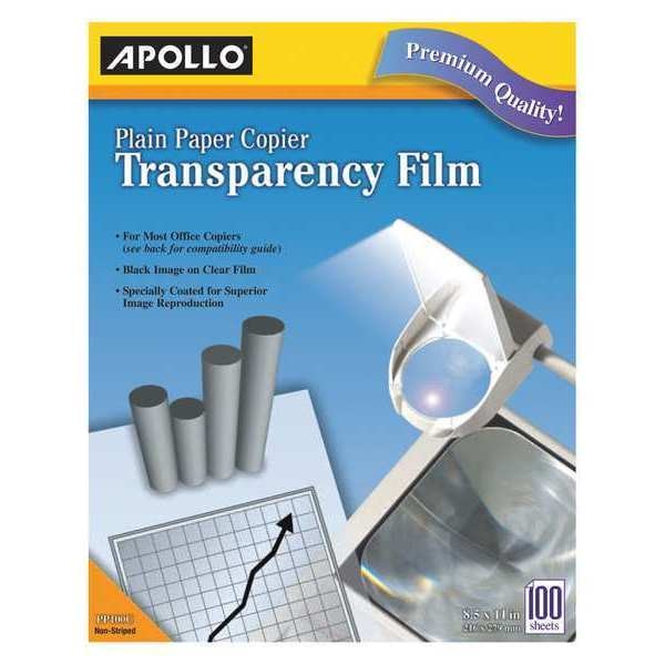 Plain Paper Copier Film, w/o Stripe, PK100