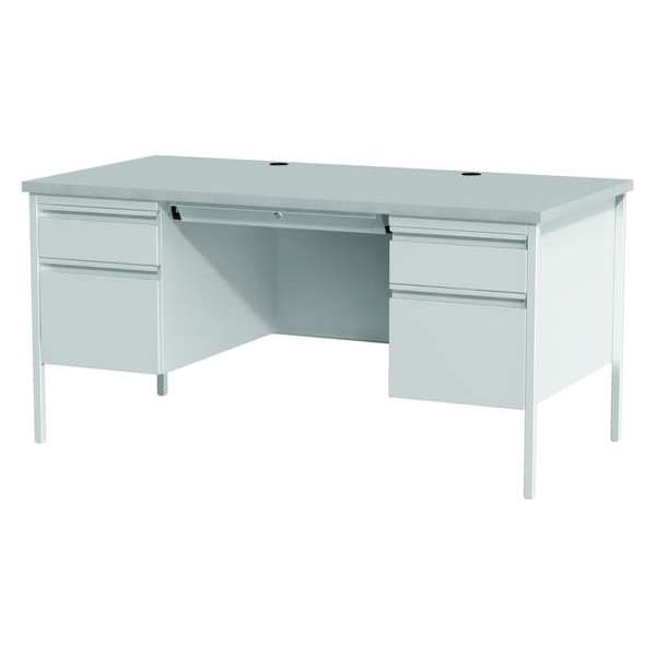 Office Desk, Double Pedestal, 60