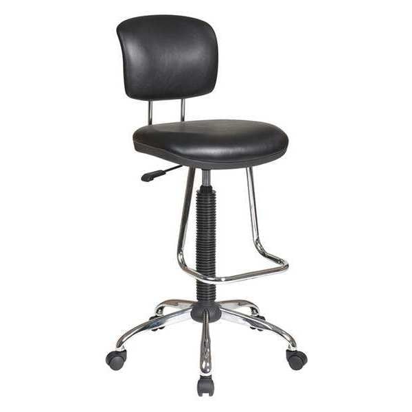 Vinyl Drafting Chair, 26-5/8