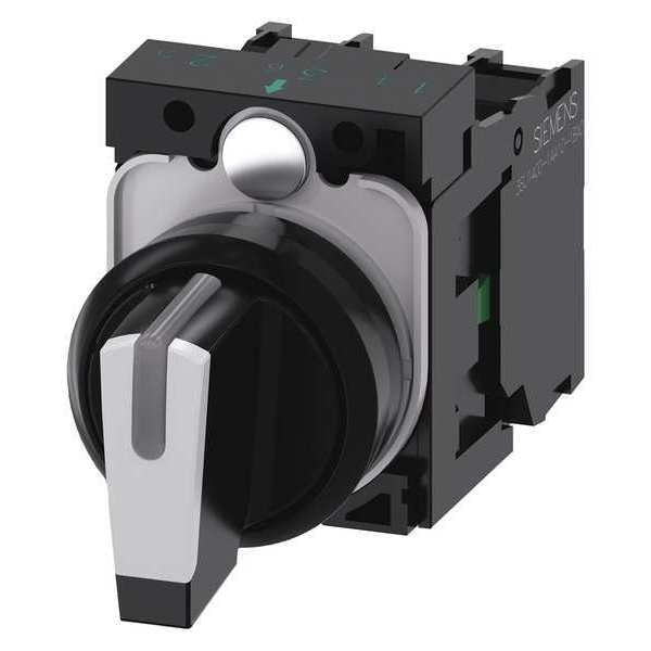 Non-Illuminated Selector Switch, 2NO, White