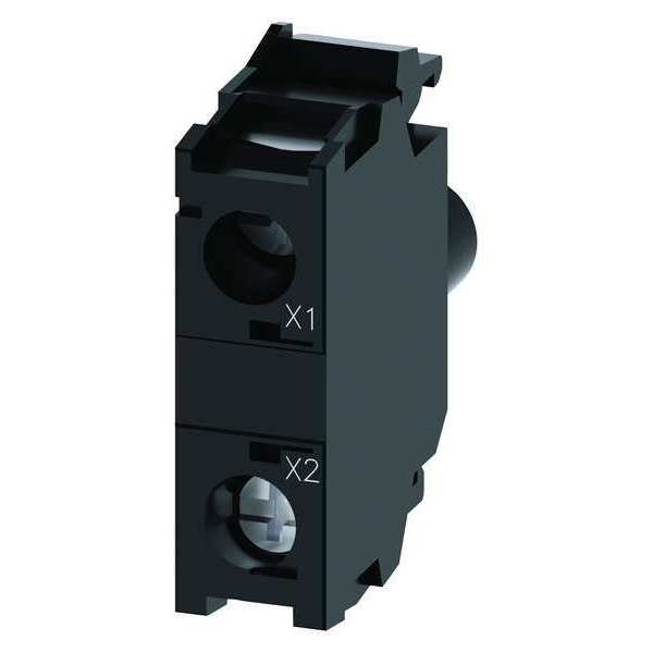 Lamp Module w/Bulb, Green, LED, Plastic