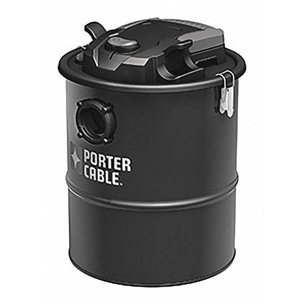 Wet/Dry Ash Vacuum, 4 gal., 4 HP, 1-1/4