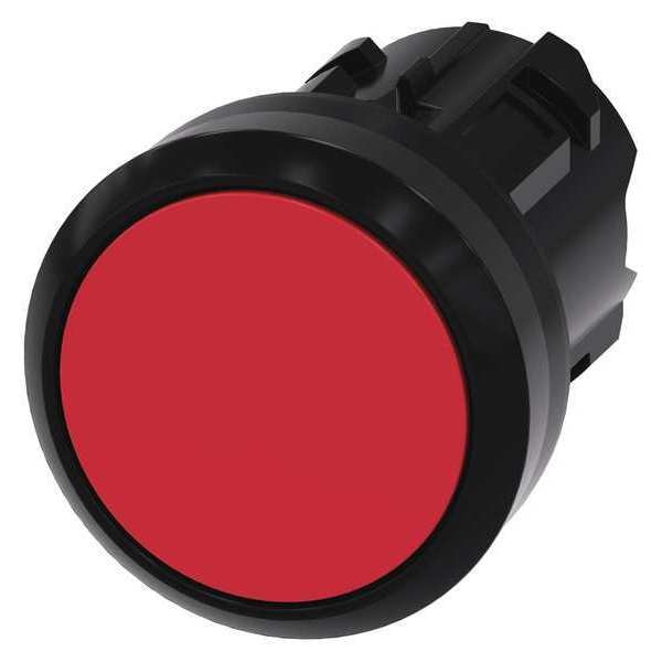 Push Button Operator, Red, Plastic Bezel
