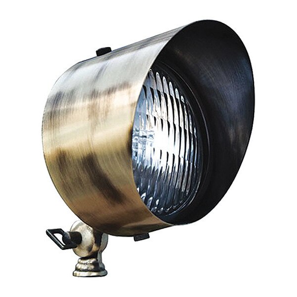 Floodlight, 30, ABS, Brass, Hood