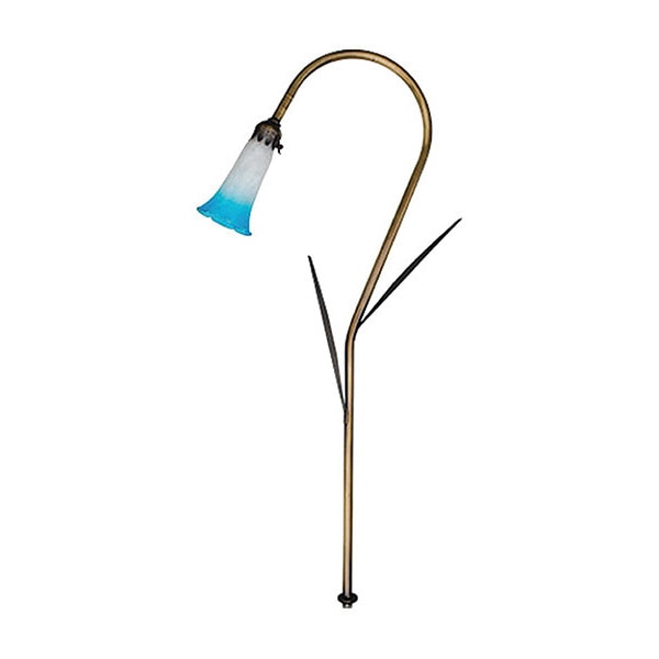 Area Light, 114L, ABS, BLUE, Pathway, Tulip