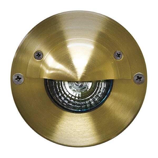 Well Light, 625, BS, Brass, In-Grd, Eyelid