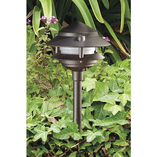 Pagoda Light, 102S, BZ, Al, 2 Tier, LED