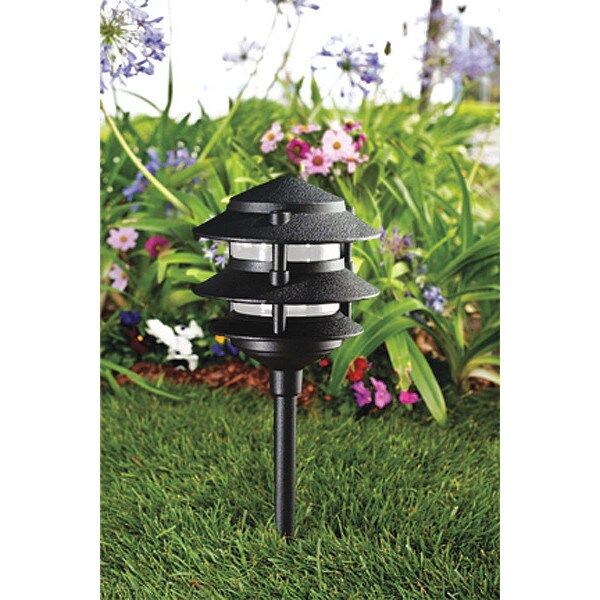 Pagoda Lght, 102, B, Aluminum, 3 Tier, LED