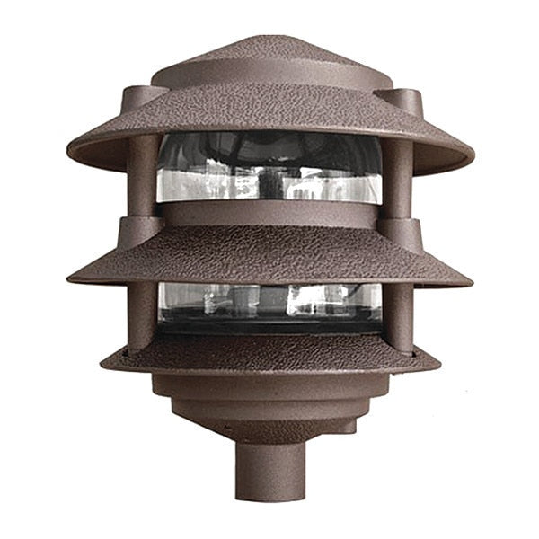 Pagoda Light, D5000, BZ, Aluminum, 3 Tier