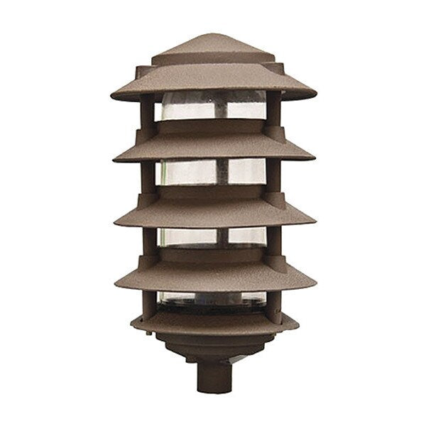 Pagoda Light, D5550, BZ, Aluminum, 5 Tier