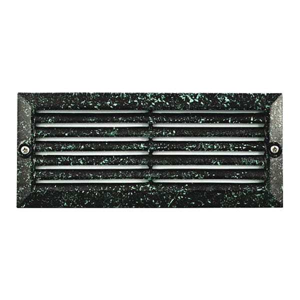 Step Light, 600, VG, Recessed, Louvered