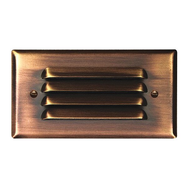 Wall Lght, 613, Brass, Recessd, Brick Step