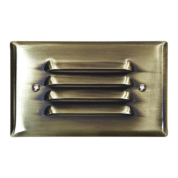 Step Light, 617, ABS, Recessed, Louvered