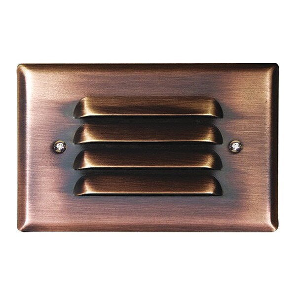 Step Light, 617, ABZ, Recessed, Louvered