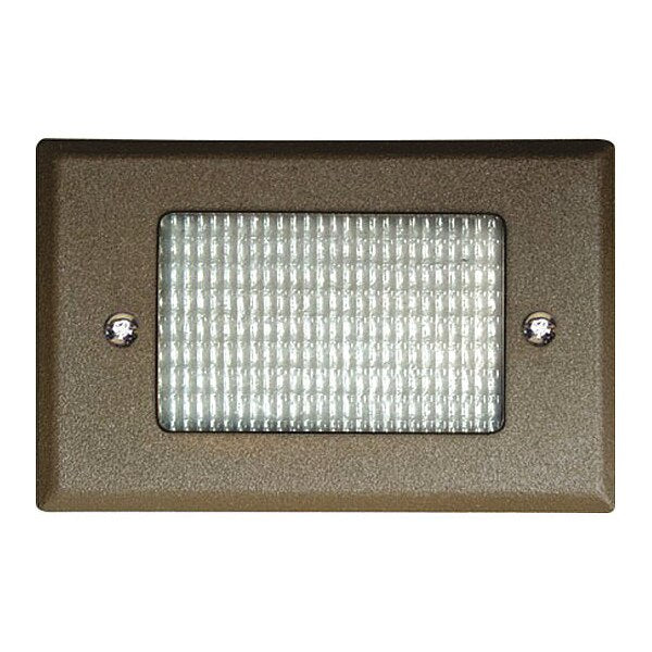 Step Light, 618, BZ, Recessed, Open Face