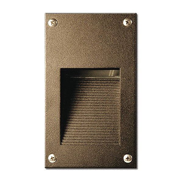 Step Light, 670, BZ, Recessed, Hooded
