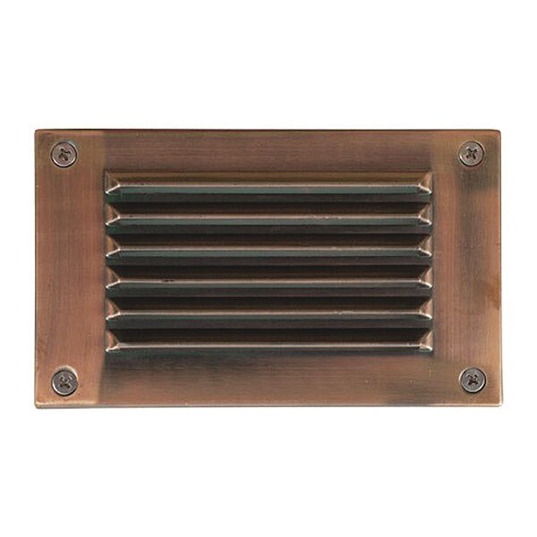 Step Light, 675, ACP, Recessed, Louvered