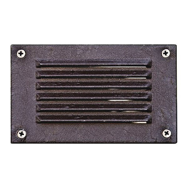 Step Light, 675, BZ, Recessed, Louvered