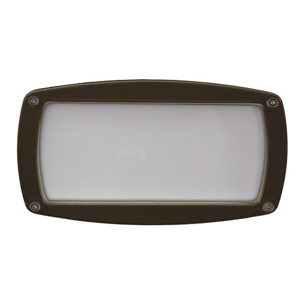 Wall Light, 1016, BZ, Open Face, Brck Step