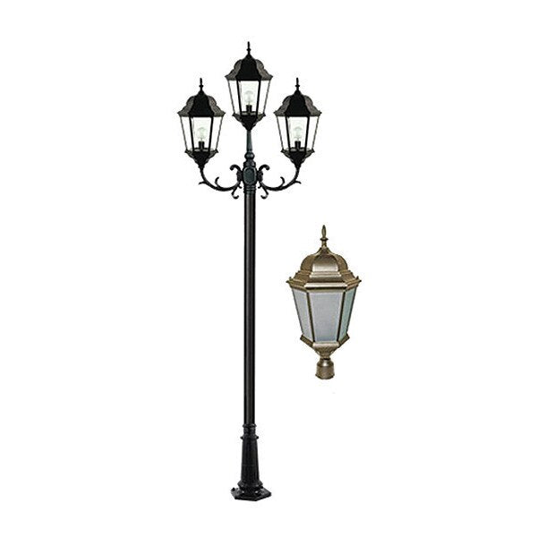 Fixture, Post, 2303, BZ, Frsted Glss