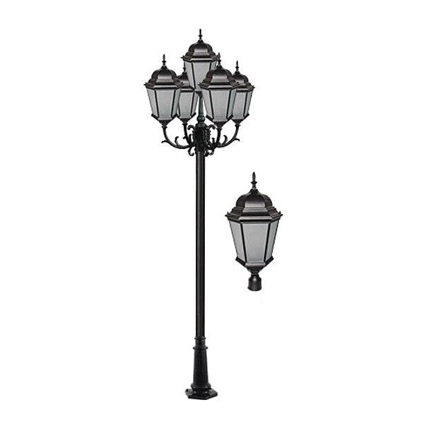 Fixture, Post, 2305, B, Frsted Glss