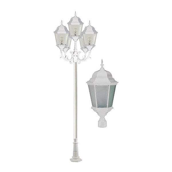 Fixture, Post, 2305, W, Frsted Glss