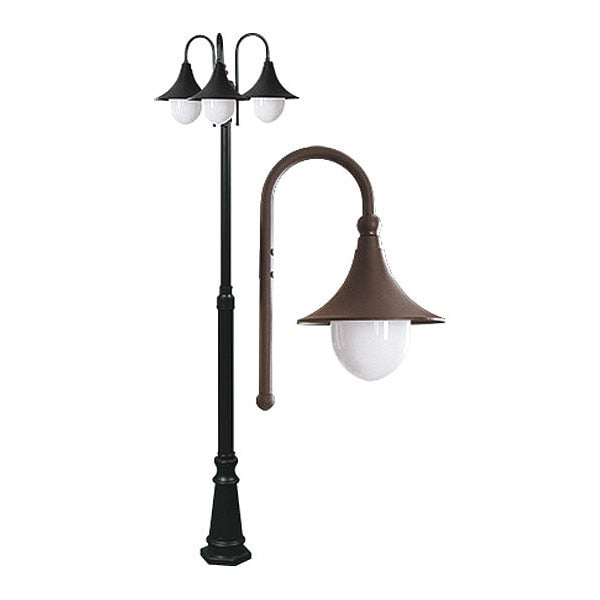 Fixture, Post, 9903, BZ, Marquee, 3 Light