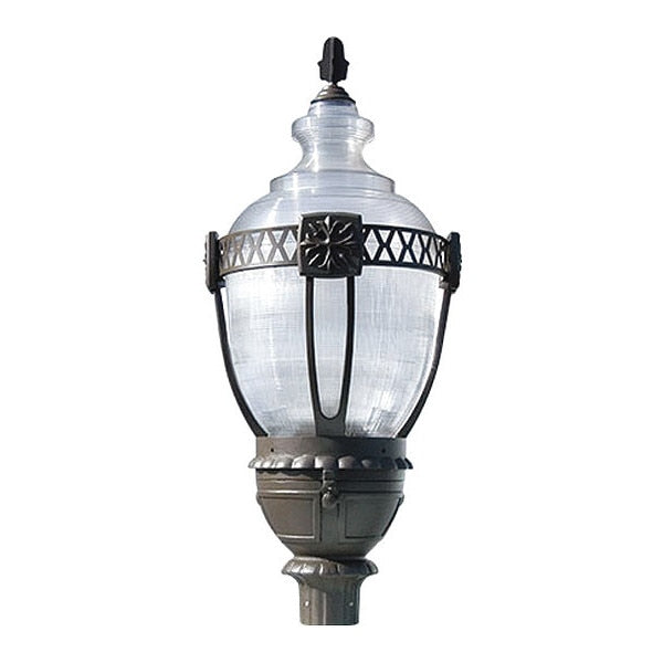 Fixture, Acorn, 660, BZ, Clear