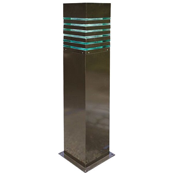 Bollard, D170, BZ, Powder Coated Steel