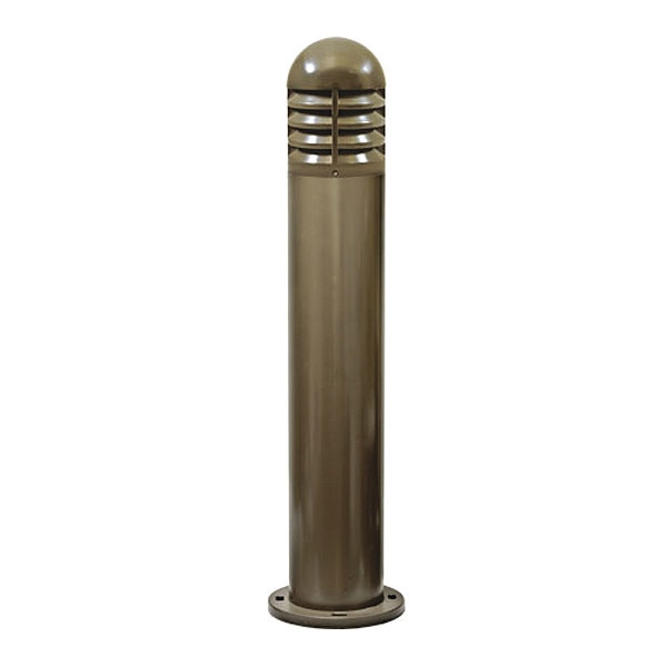Bollard, D180, BZ, Fiberglass, Louvered