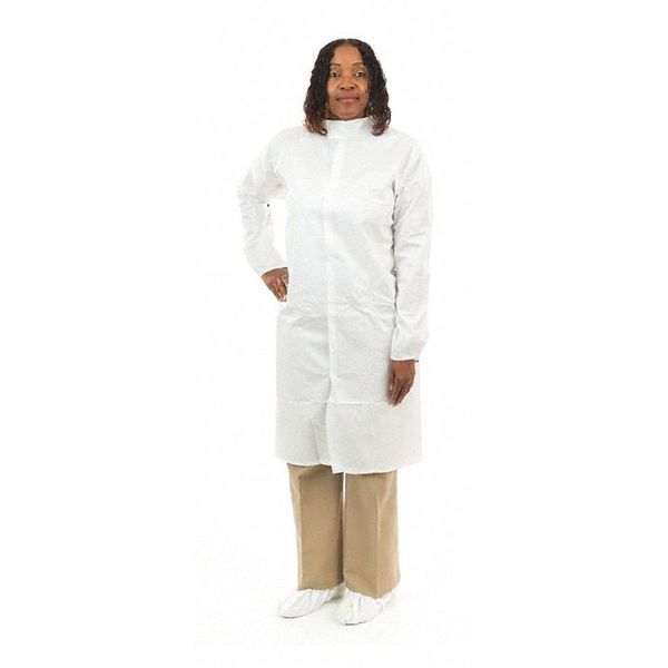 Sterile Frock, Tunnelized S, White, PK50