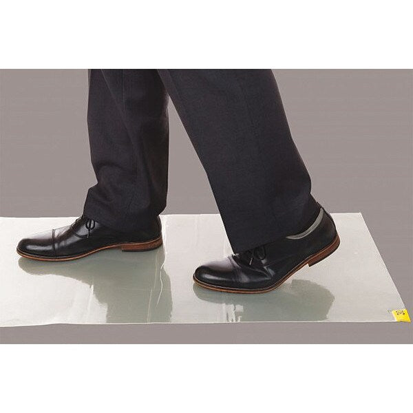Floor Protection Mat, Clear, 36x36