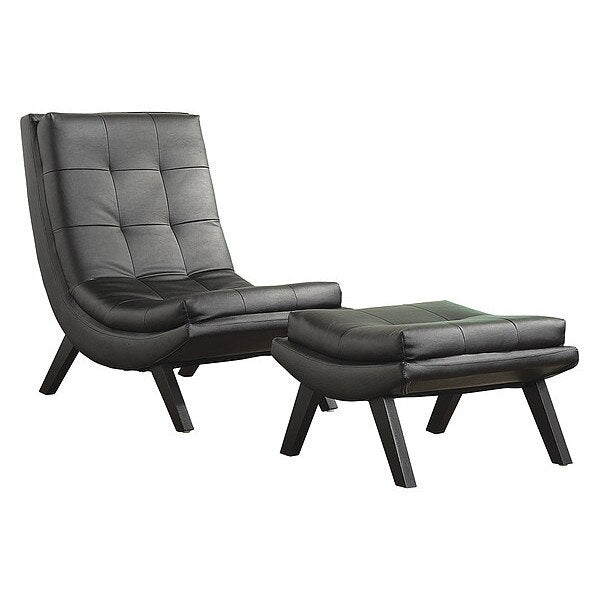Lounge Chair And Ottoman Set, Chair: 35-1/2