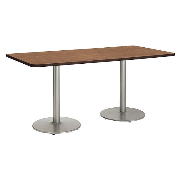 Rectangle 96 W, 42 L, 36 H, High Pressure Laminate Top, River Cherry