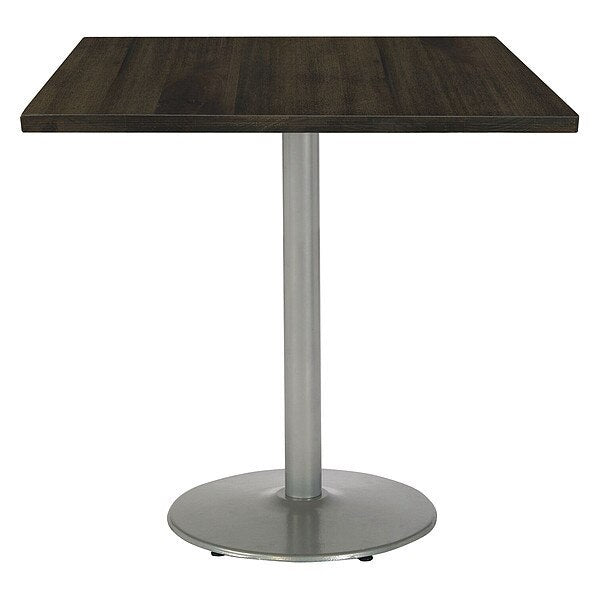 Square 42 W, 42 L, 41 H, Wood Top, Espresso