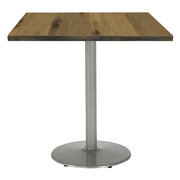 Square 42 W, 42 L, 41 H, Wood Top, Natural