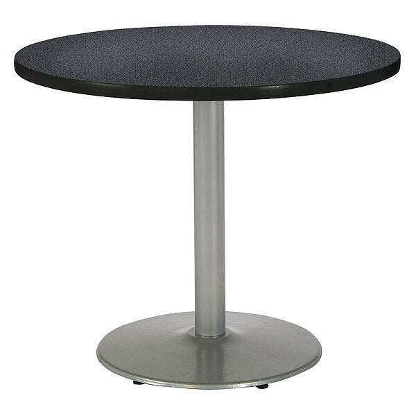 Round Ped Table, Graph Nebula/Silver, 42
