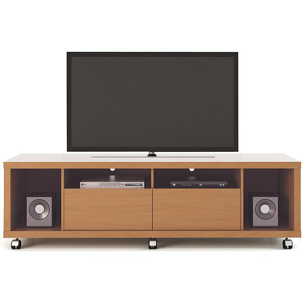 Cabrini TV Stand 1.8, Maple Cream/Nude