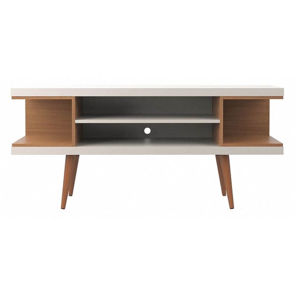 Utopia 53.14 TV Stand, Off White/Maple Cream