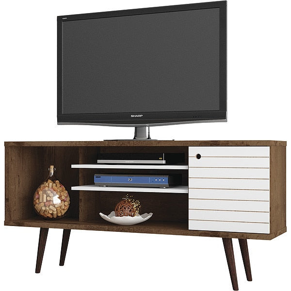 TV Stand, Mid Century, Brown, 53.14
