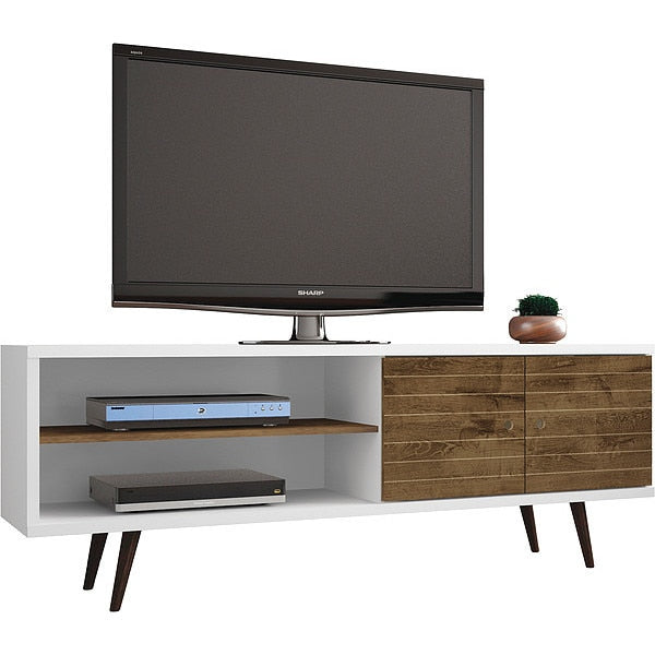 TV Stand, Mid Century, Whitee, 62.99