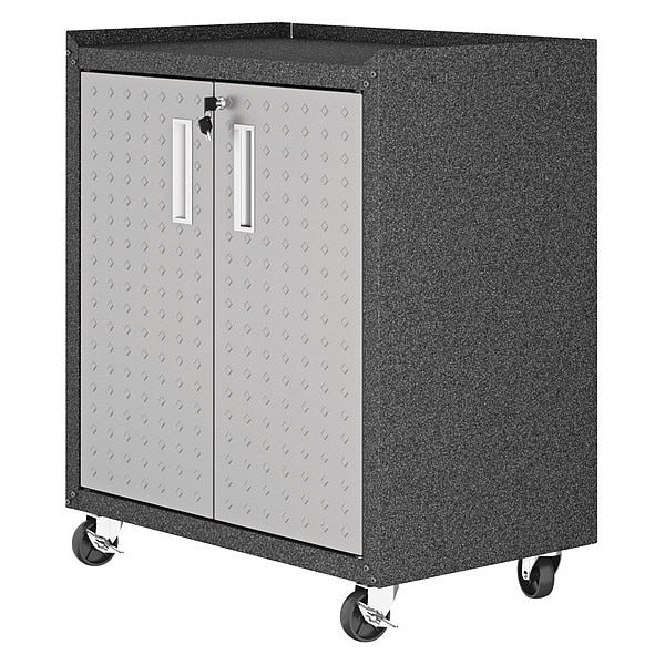 Garage Mobile Cabinet, 30.3 in W, Grey